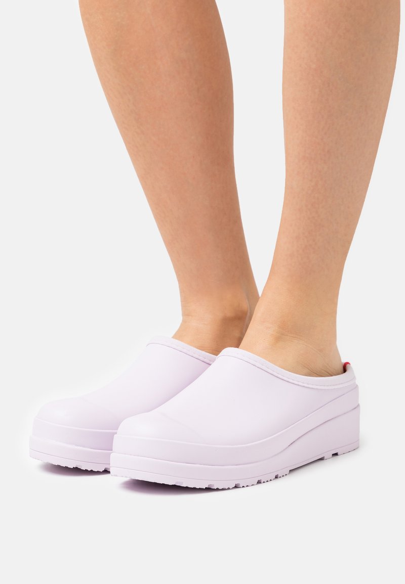Hunter ORIGINAL WOMENS PLAY CLOG Pantofle tempered mauve/lila