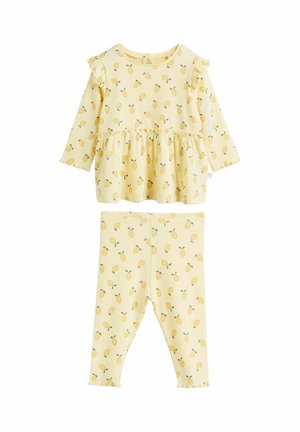 FRILL SET - REGULAR FIT - Langarmshirt - yellow lemon