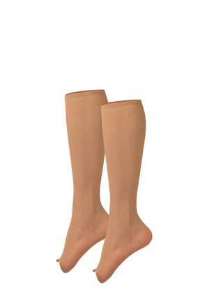 OPEN TOE 10 DEN - Kniestrümpfe - nude