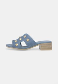 Melluso BORCHIE - Ciabattine - blu denim