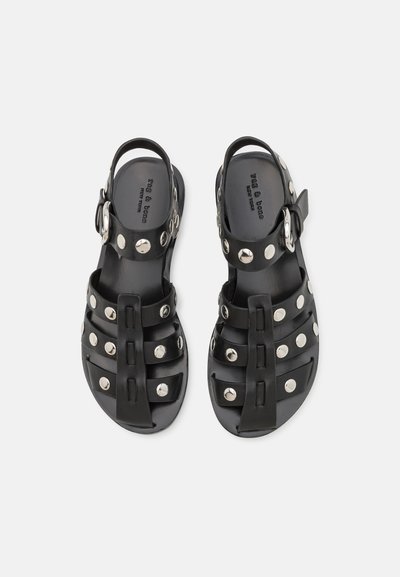 rag & bone BEAU FISHERMAN - Sandales - black