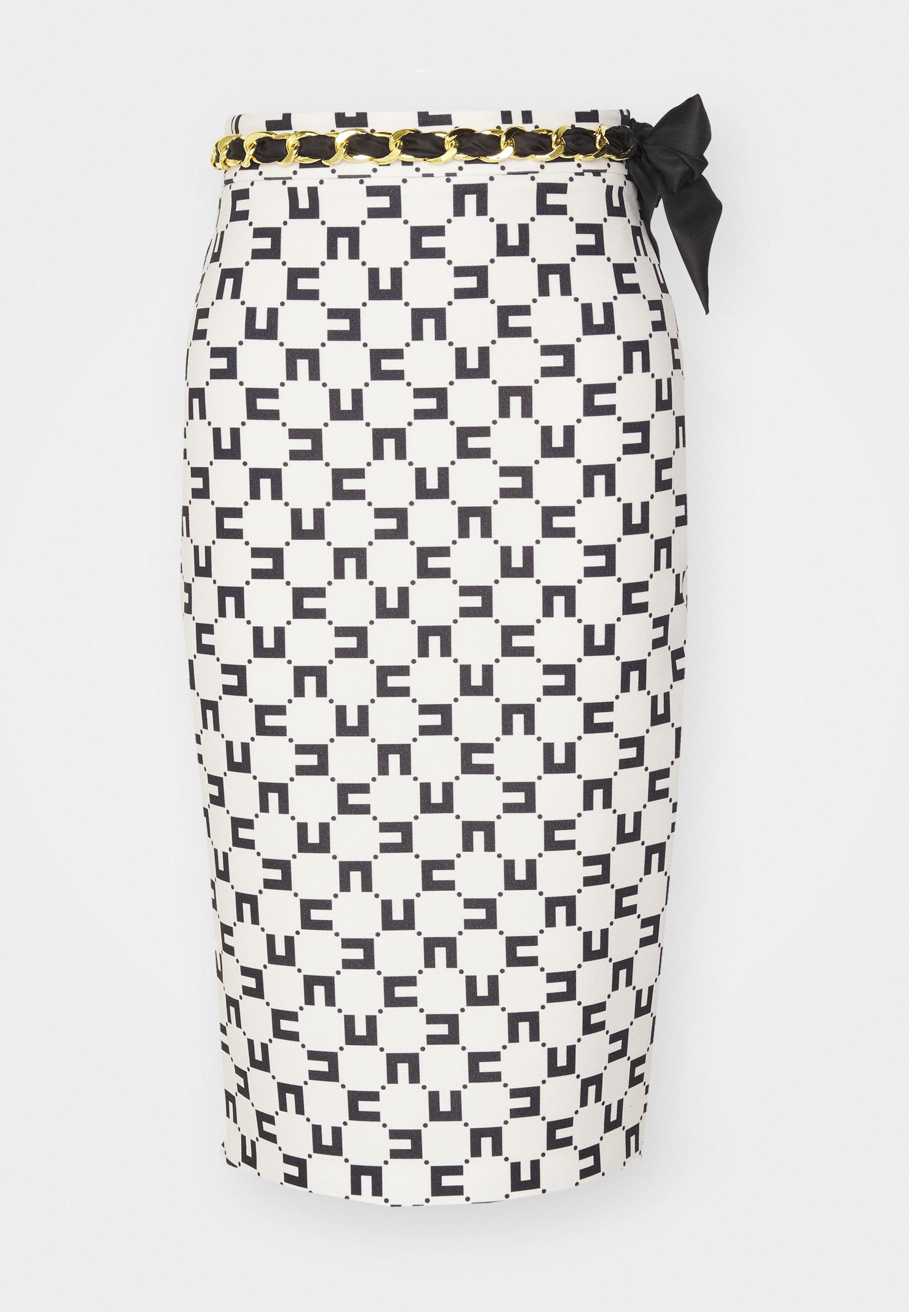 Elisabetta Franchi WOMENS SKIRT - Pencil skirt - burro/nero