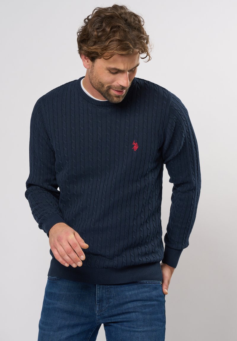 U.S. Polo Assn. UMARCHI KNIT - Džemperis - dark sapphire
