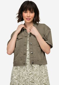 LAURASØN - Chaqueta vaquera - khaki Imagen en miniatura 1