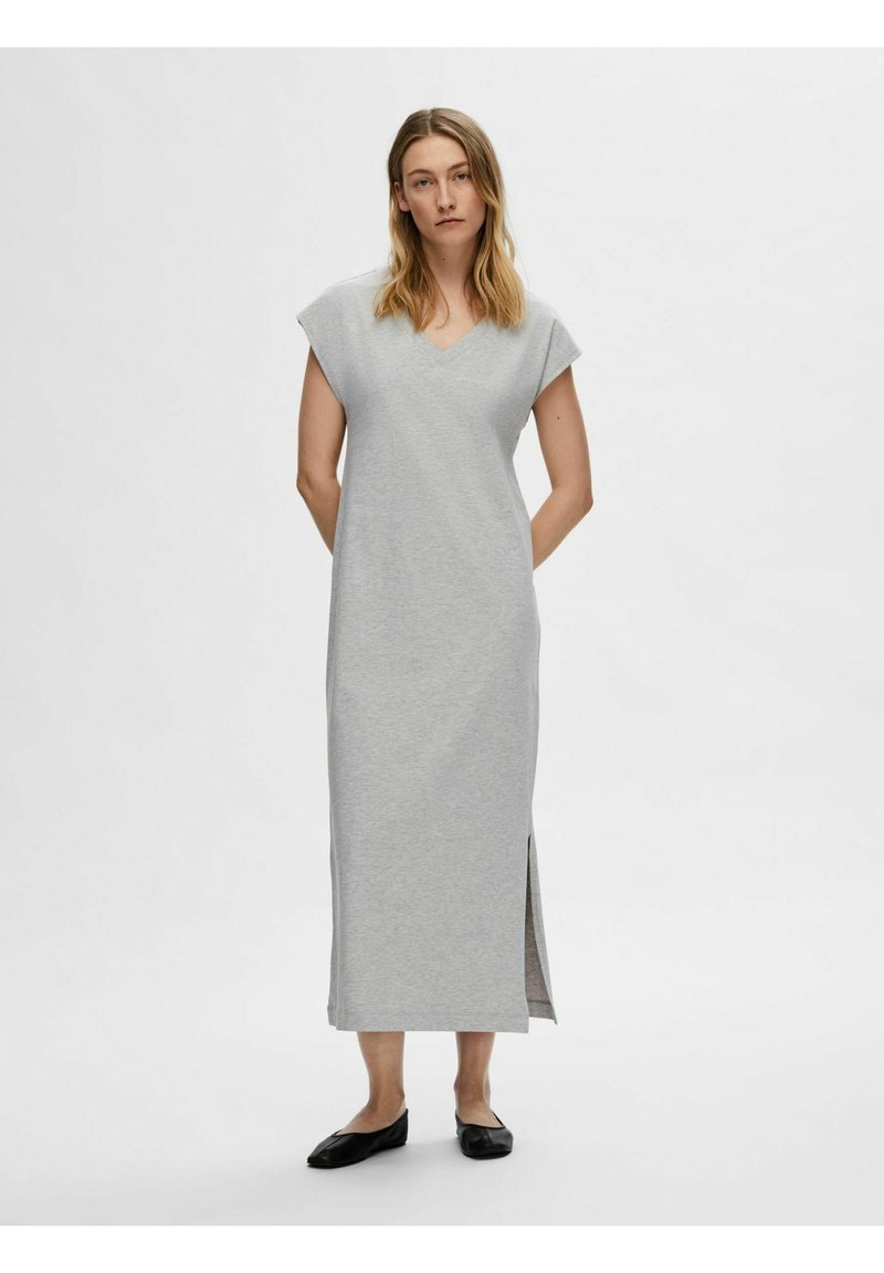 Vestido Corto De Verano SELECTED FEMME Para Mujer | Sin Mangas, Corte Normal, Cuello Redondo, Negro, Versátil Y Elegante
