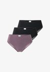 95/5 MODERN COTTON - 3ER PACK BRAZIL - Slip - schwarz lila