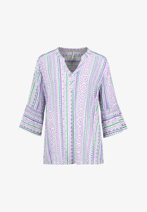 Sublevel, GEMUSTERTE BOHO MIT TROMPETENÄRMELN - Blouse - lila