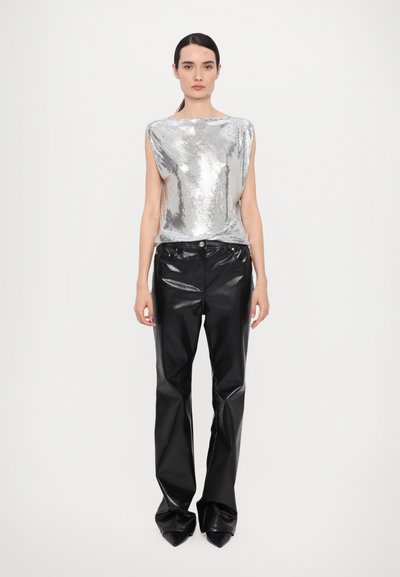 Rabanne Top - silver-coloured