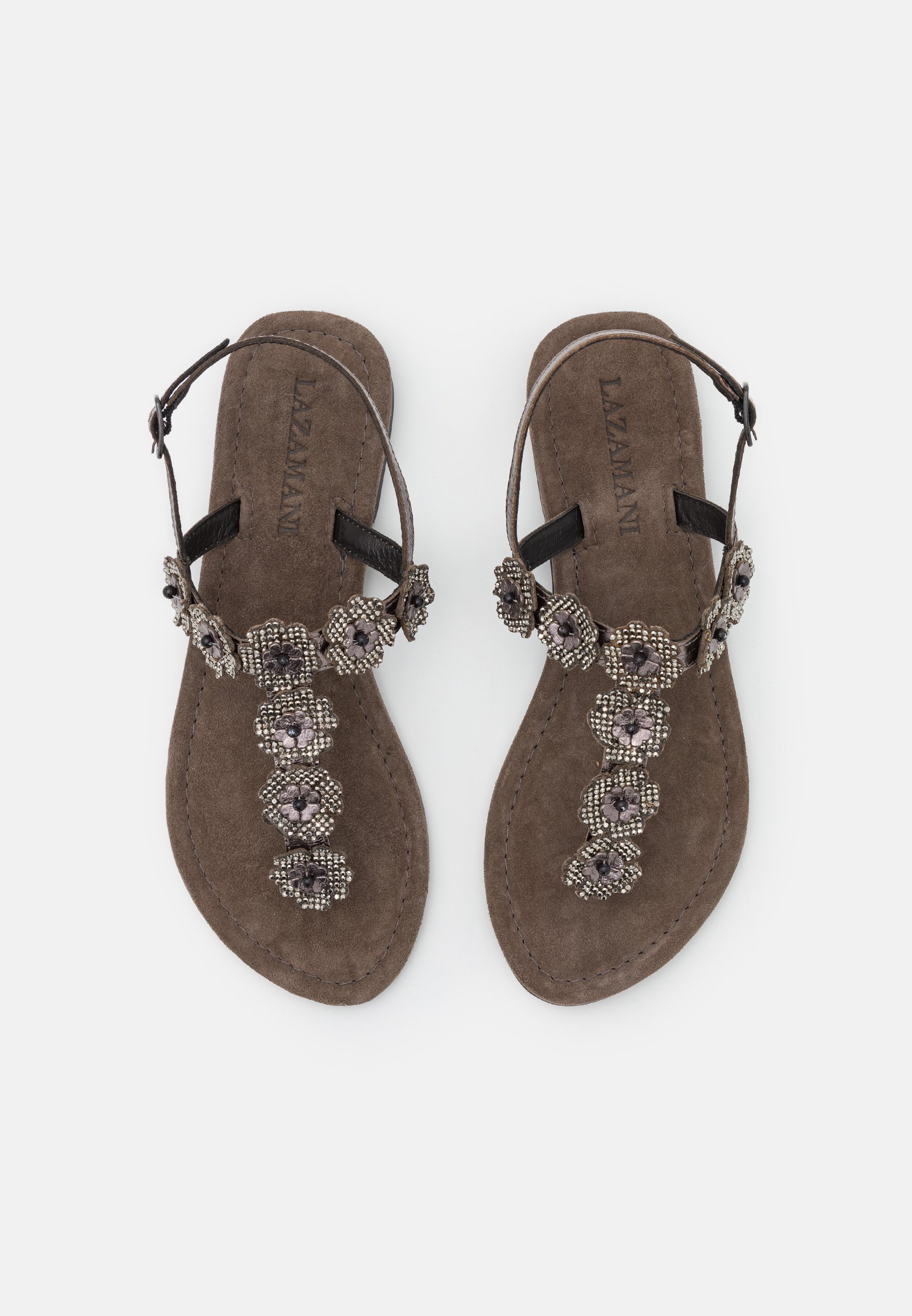 Lazamani T-bar sandals - black - Zalando.de
