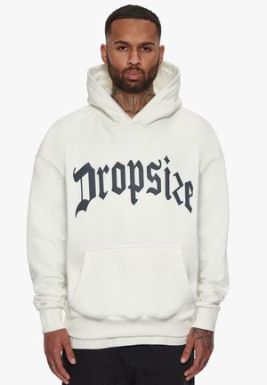 Dropsize HEAVY FRONTLOGO - Hoodie - creamwhite
