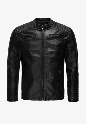 BIKERJ ILLINOIS CHAMPAIGN - Faux leather jacket - schwarz