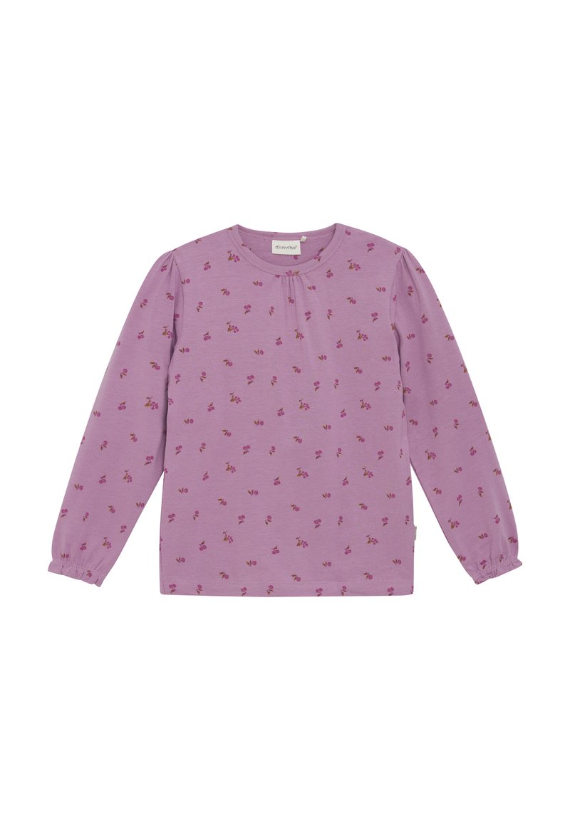 Minymo Langarmshirt - mauve orchid