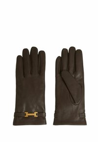 Reiss HARRIET HARDWARE-EMBELLISHED  - Sõrmkindad - chocolate