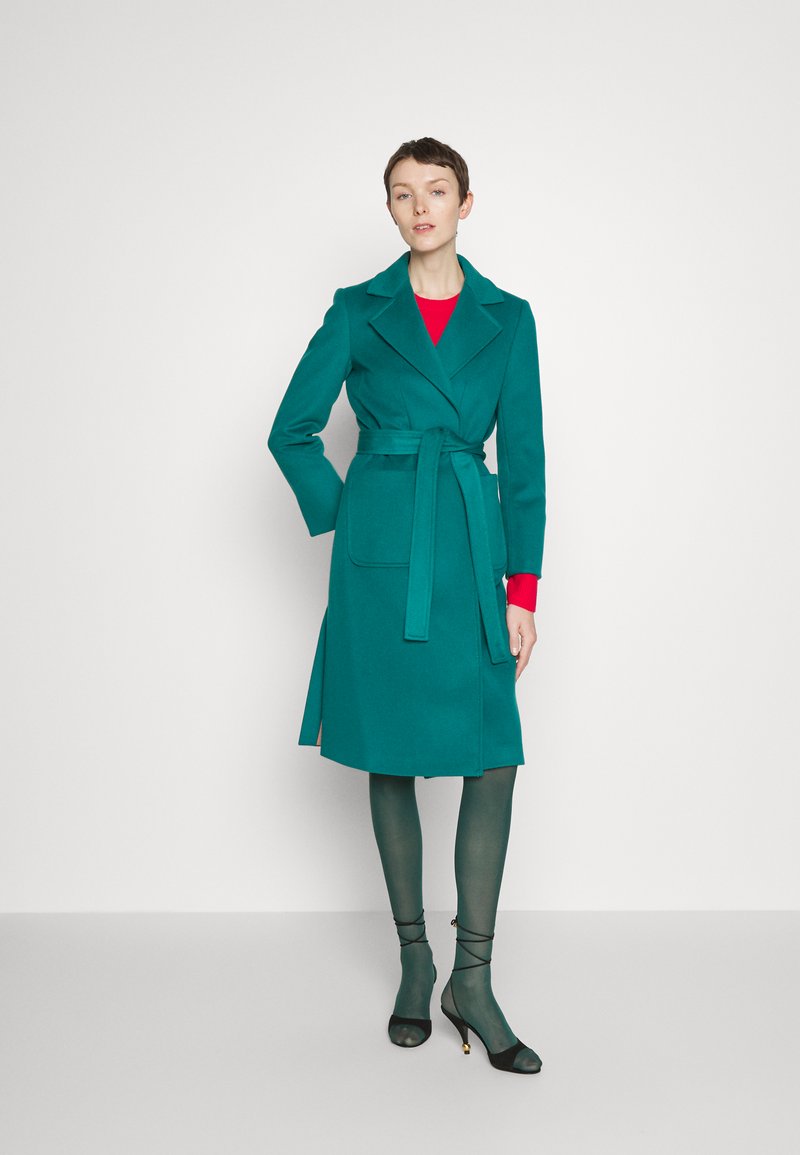 MAX&amp;Co. RUNAWAY - Klassischer Mantel - emerald green/blau - Zalando.ch