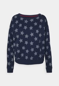 TOM TAILOR Pyjamapaita - blue dark allover