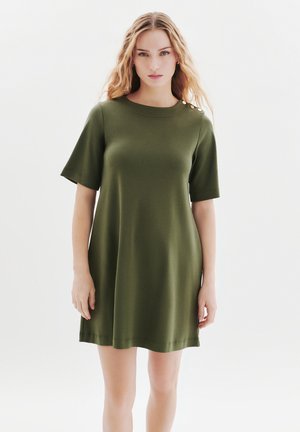 FRENCH FASHION ELEGANT MODERN RMARIE - Jerseykleid - vert kaki