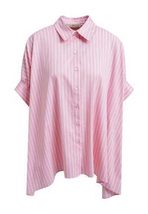 Smith&Soul, SMITH&SOUL OVERSIZE-STREIFENBLUSE MIT KURZARM - Hemdbluse - bubblegum