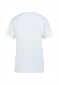 Kortærmet t-shirt med rund hals i solid hvid bomuld. Har en afslappet pasform med en glat, blød tekstur og uden synlige mønstre eller accenter.