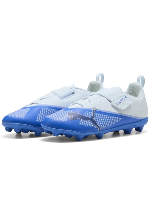 PUMA ULTRA 7 PLAY FG/AG RB JR UNISEX - Zapatillas fútbol para césped artificial - ultra blue-icy blue- black-lime squeeze — foto 2