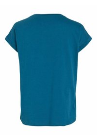 VILA VIDREAMERS NEW NOOS - Základné tričko - moroccan blue