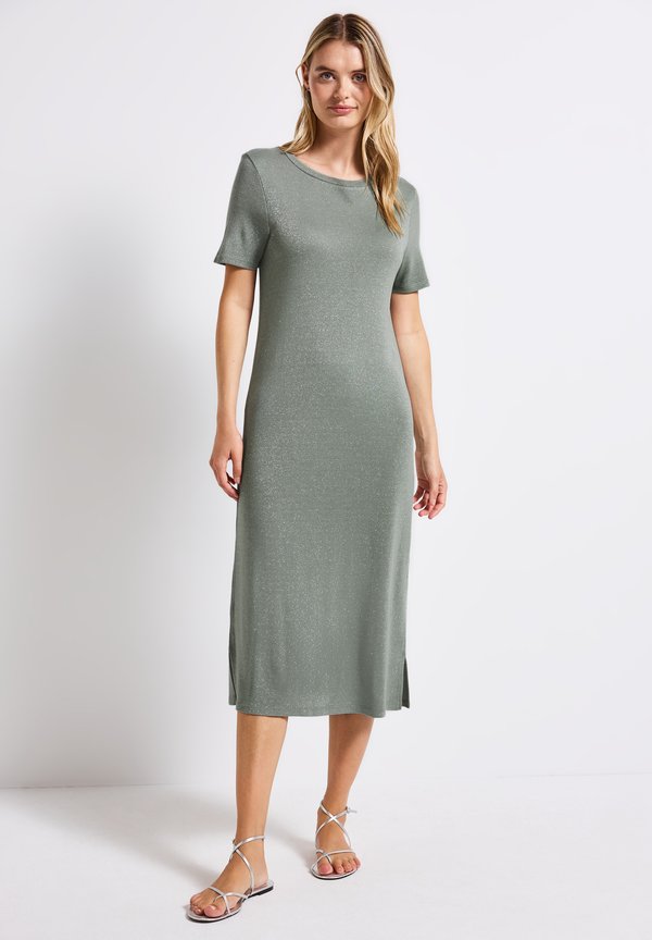 GLITZERNDES - Jerseykleid - grün