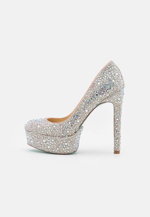 BLISS - Scarpe con plateau - silver-coloured