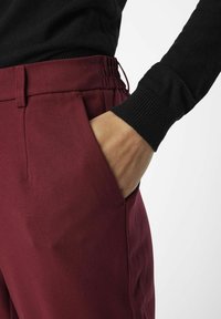 Object OBJLISA SLIM PANT - Pantalones - cabernet