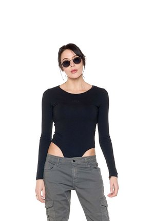 LEONE 1947, WOMAN BLACK RING - T-shirt à manches longues - black