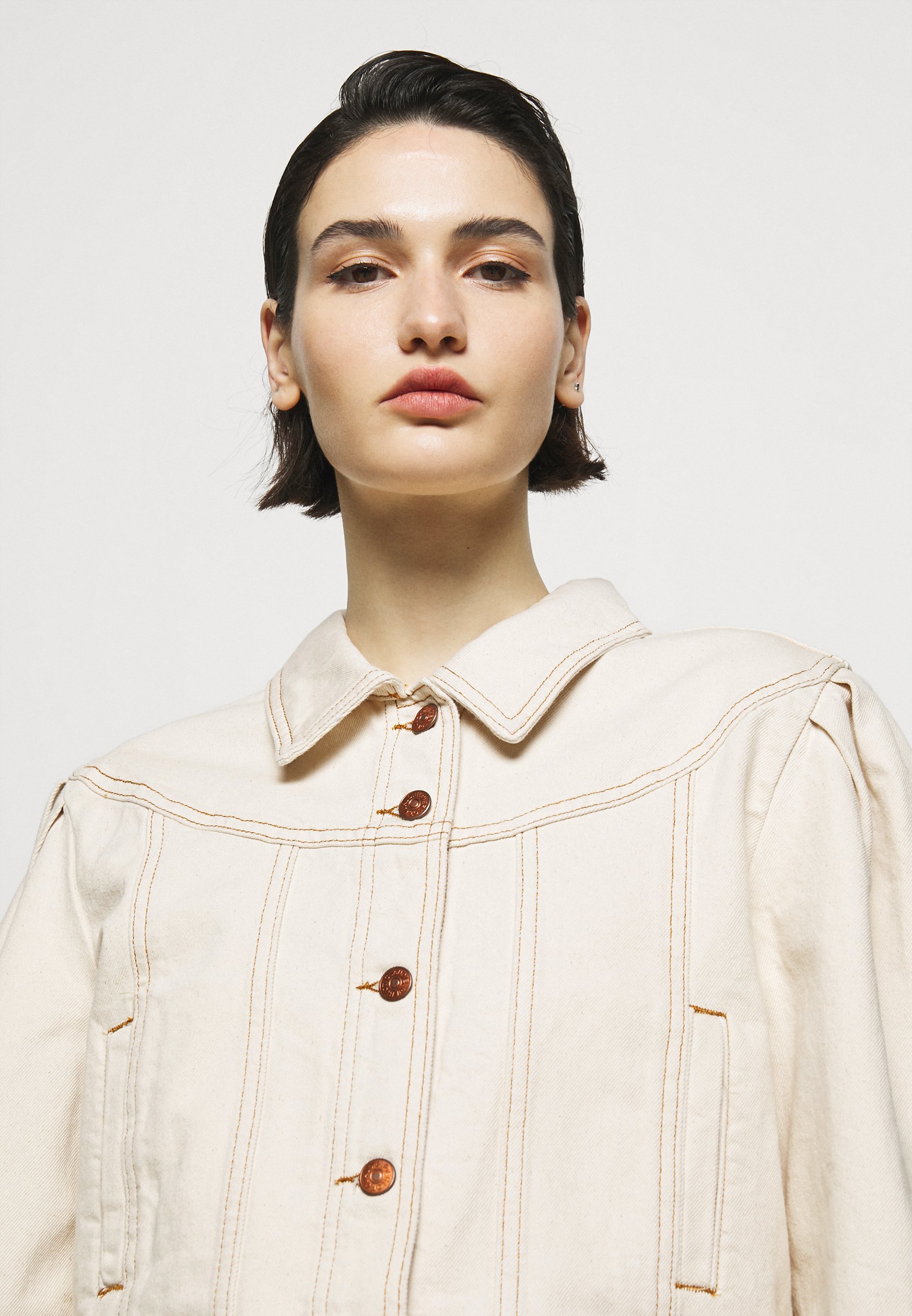 Claudie Pierlot VANISE - Jeansjacke - vanille/offwhite - Zalando.de