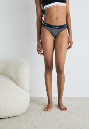 BIKINI ICON COTTON MODAL - Briefs - hairline/black