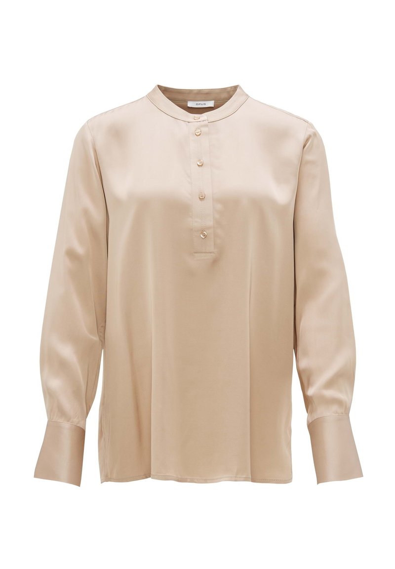 OPUS LANGARM FANJI - Tunika - soft oat/beige - Zalando