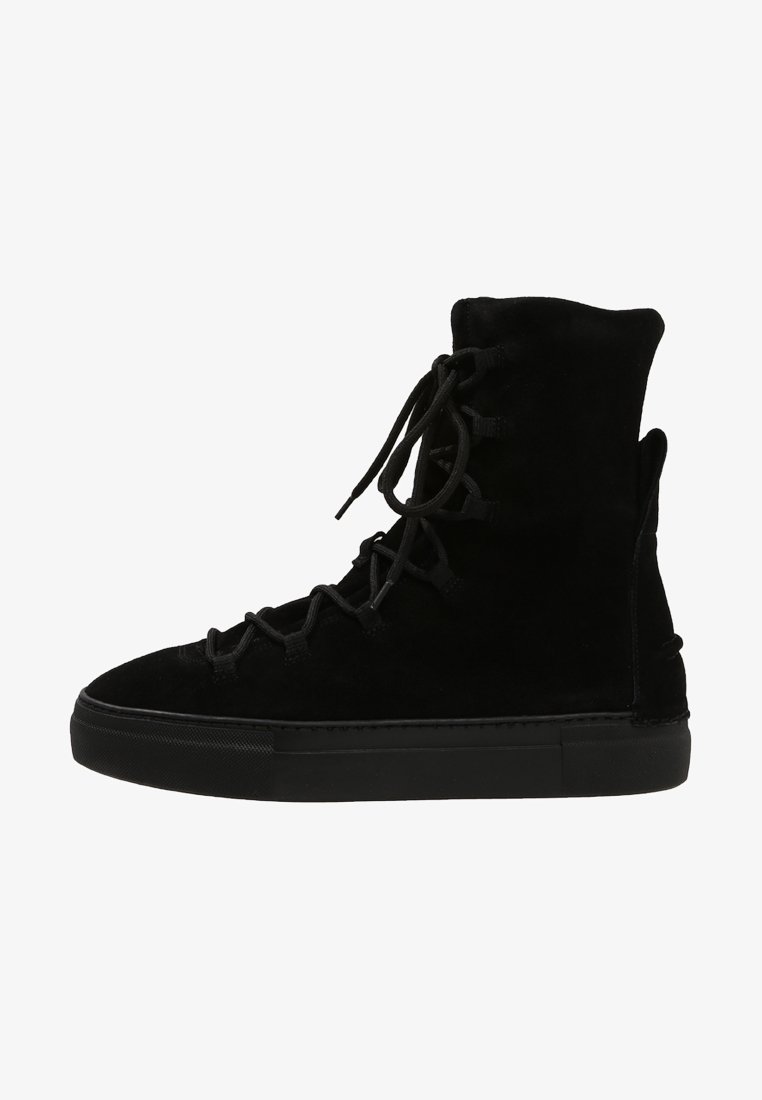 Filippa K Bottines à lacets - black
