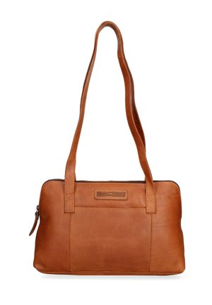 SHOULDER - Borsa a mano - brown