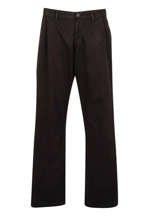 Urban Classics PLEATED TWILL - Chino - black