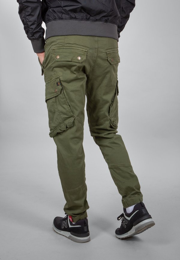 COMBAT - Cargo trousers - dark olive2