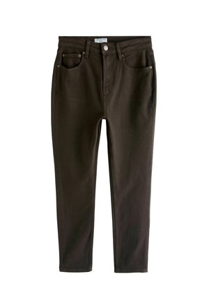 TALL FIT  HOURGLASS MID RISE  - Kitsa lõikega teksad - chocolate brown