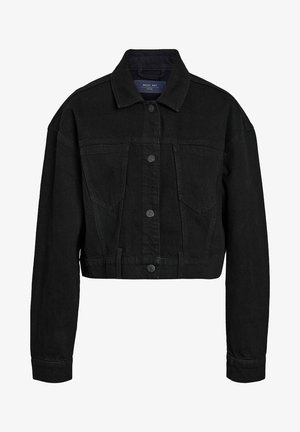 Musthave musternärvitopp, millel on nööpidega esitaskud, kaks rinna taskut ja klassikaline krae. Omab toon-toonis õmblusi ja pikki varrukaid.