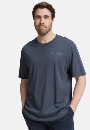 MIT KLEINEM  - T-Shirt basic - blueish grey