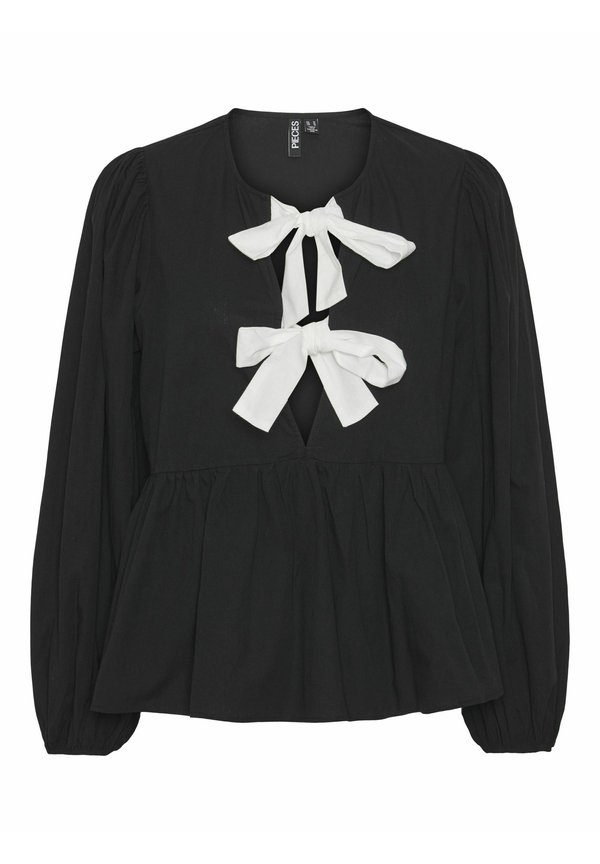 PCGOLLY LS BOW TOP D2D JIT - Blouse2