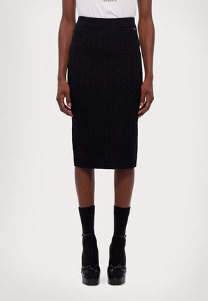 Armani Exchange GONNA - Gonna a tubino - black