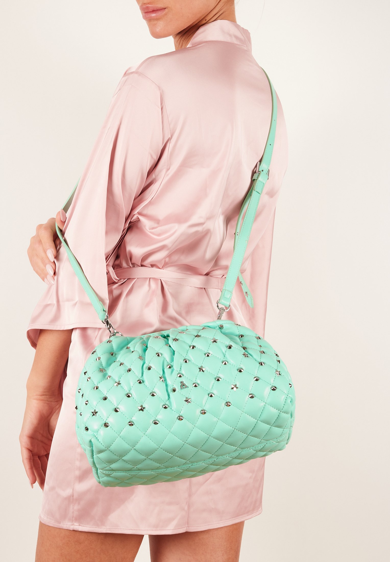 Borsetta Tracolla Verde Acqua L'Atelier Du Sac Borsa A Tracolla