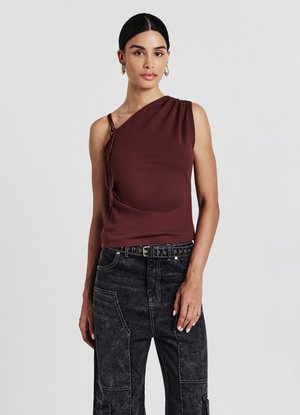 MONOSPALLA - Blouse - marrone chiaro