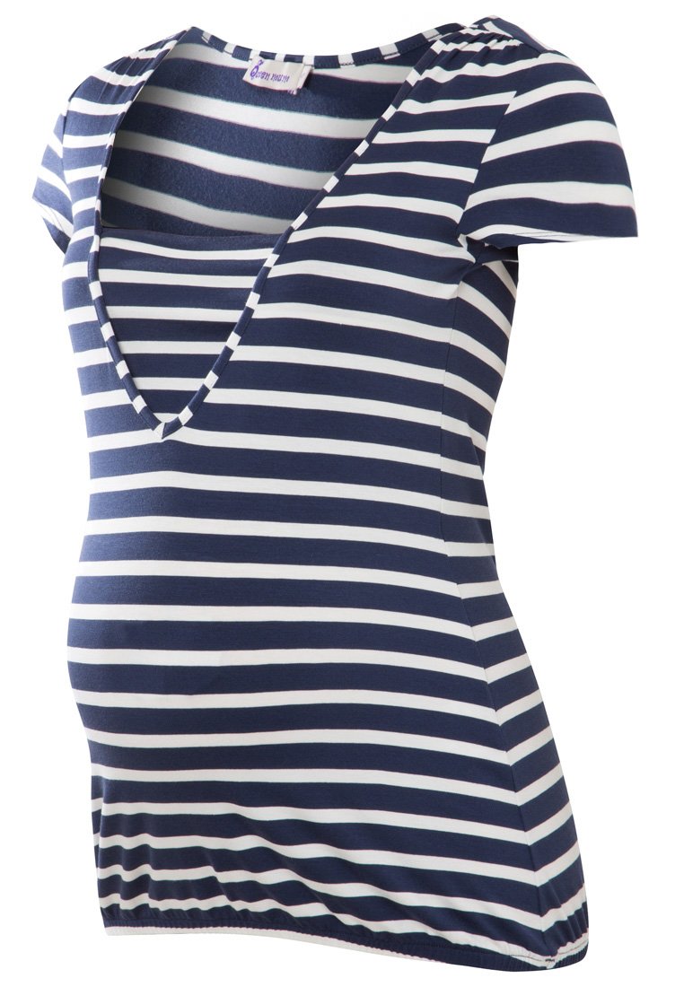 Queen Mum T-shirt basic blauw