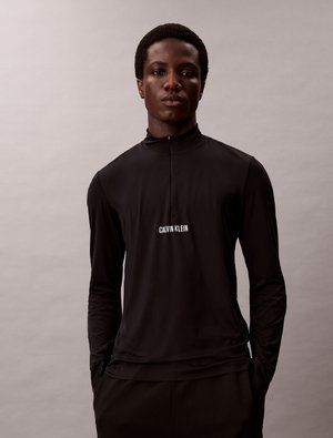 Topper langermet - black