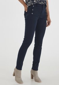 Fransa FRLOMAX - Pantalon classique - dark peacoat