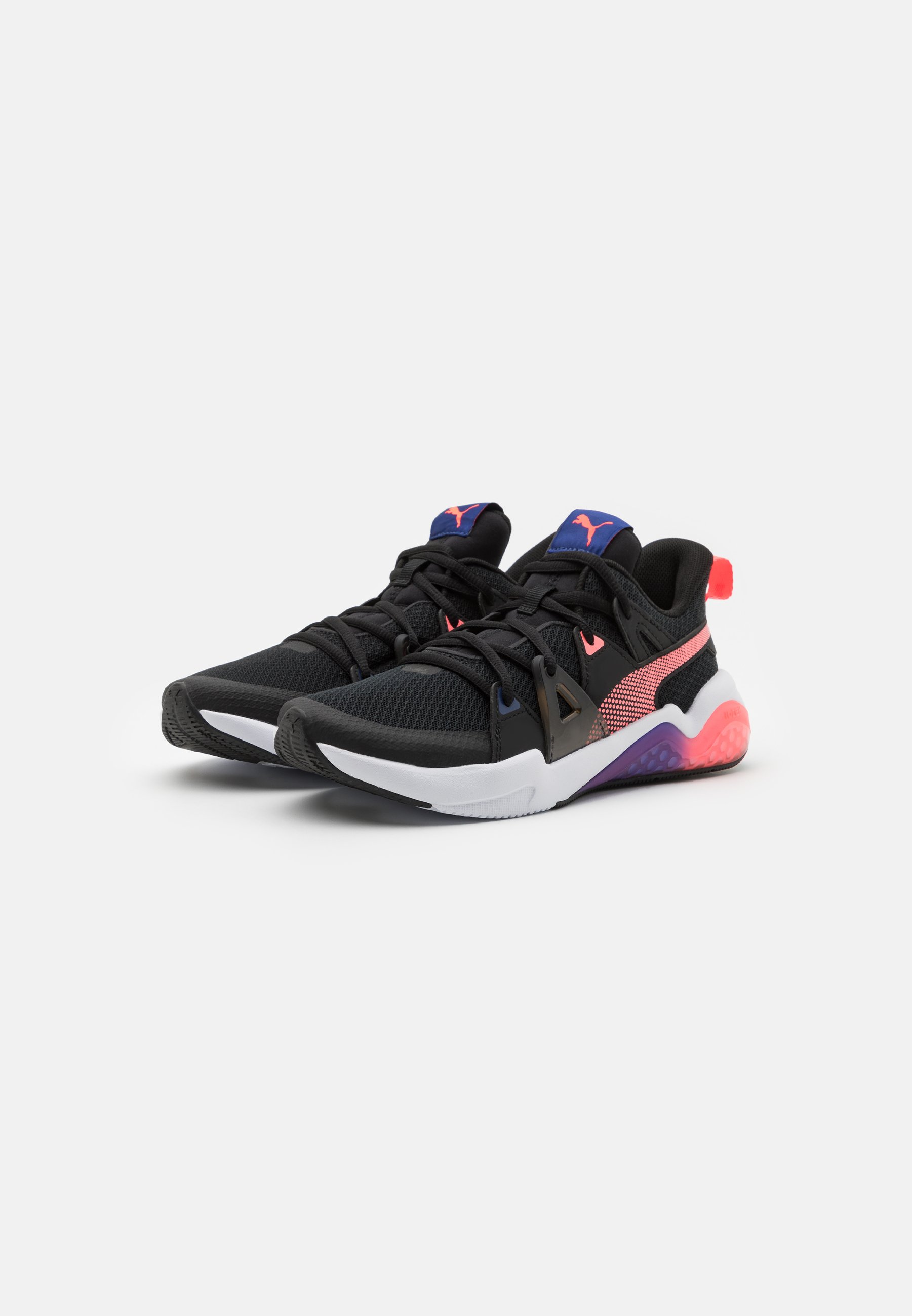 Puma CELL FRACTION - Zapatillas de running neutras - black/ignite  pink/elektro blue/negro - Zalando.es