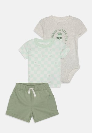 CHECK PRINT SET - Camiseta estampada - green