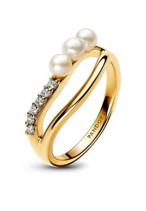 Pandora DOUBLE BAND - Ring - gold plated