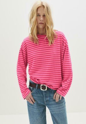 STRIPED  - Langærmet T-shirt - pink