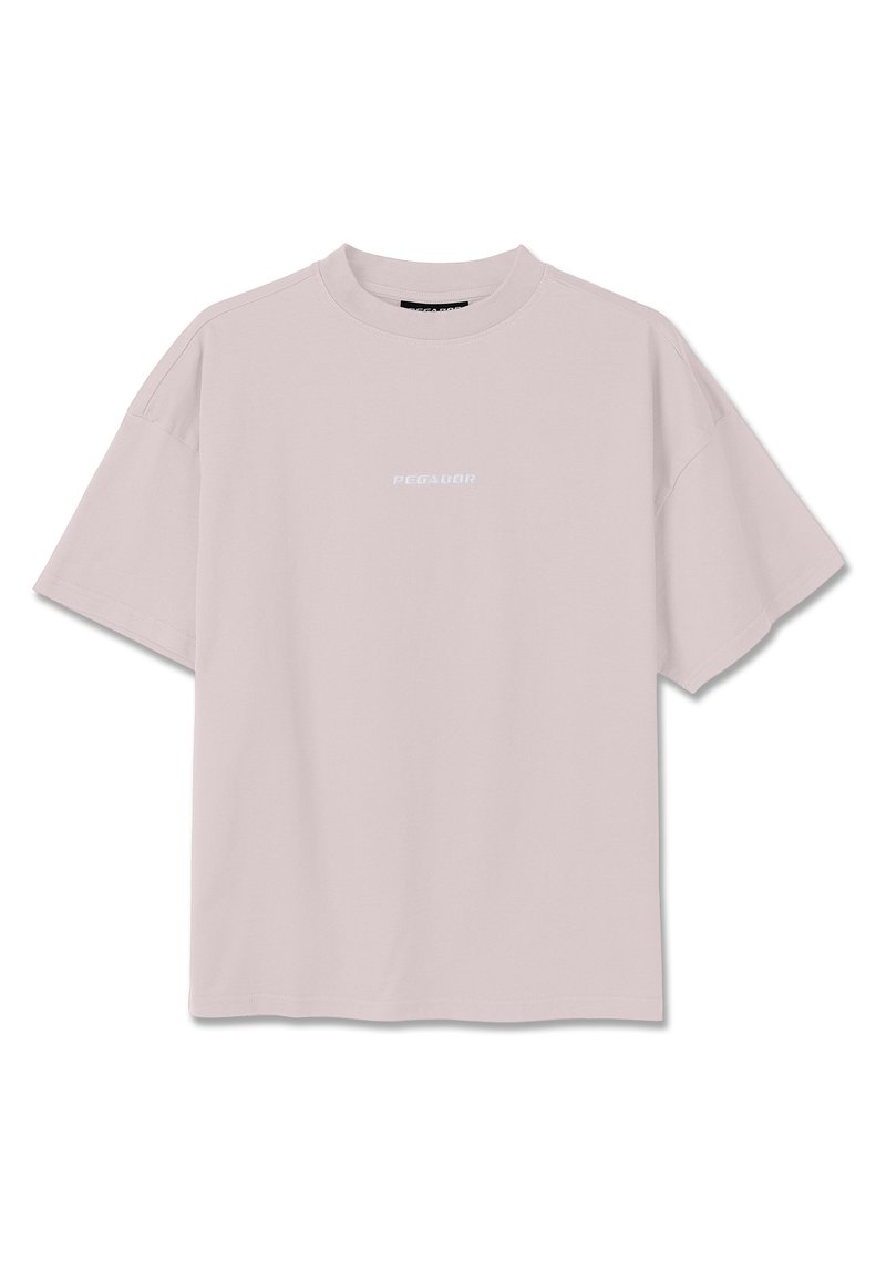 Pegador BRACY HEAVY TEE - Pamata T-krekls - washed powder pink white ...